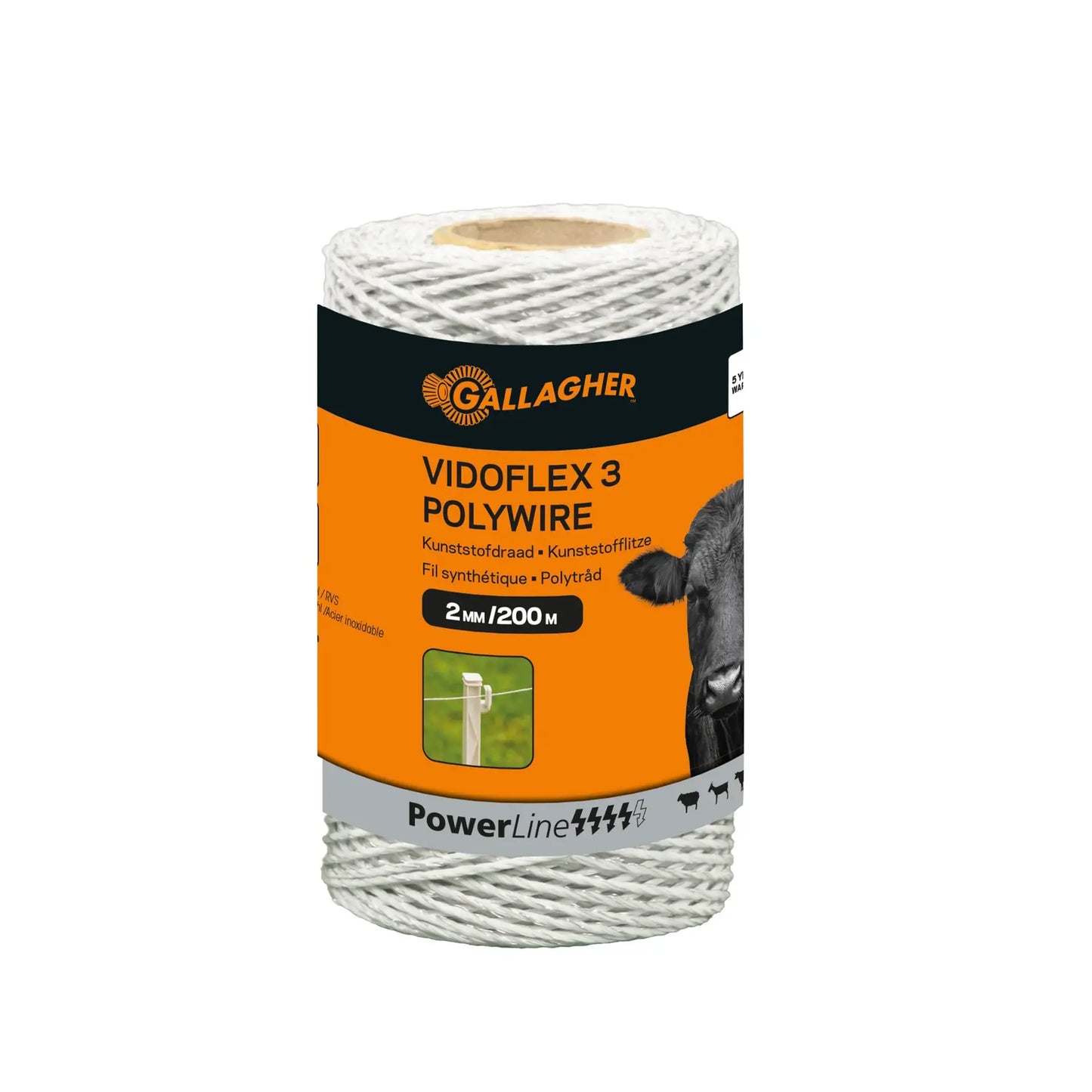 Gallagher Vidoflex 3 Powerline (white, 200 metres)