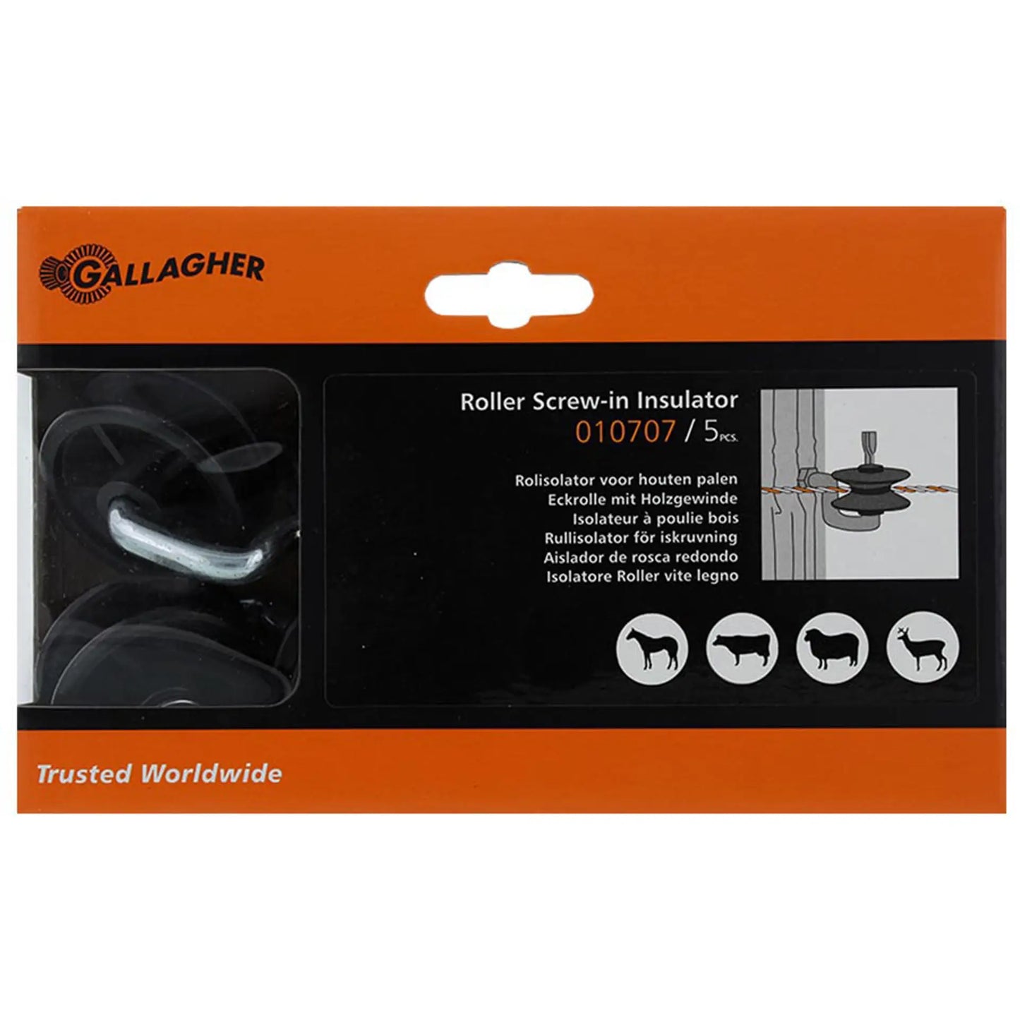 Gallagher Roll insulator (pack of 5)
