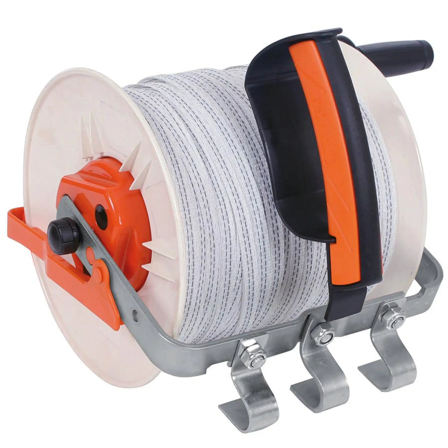 Gallagher Premium Large Geared Reel 1200m Electric Fence Heavy Duty Fencing Wire Winder