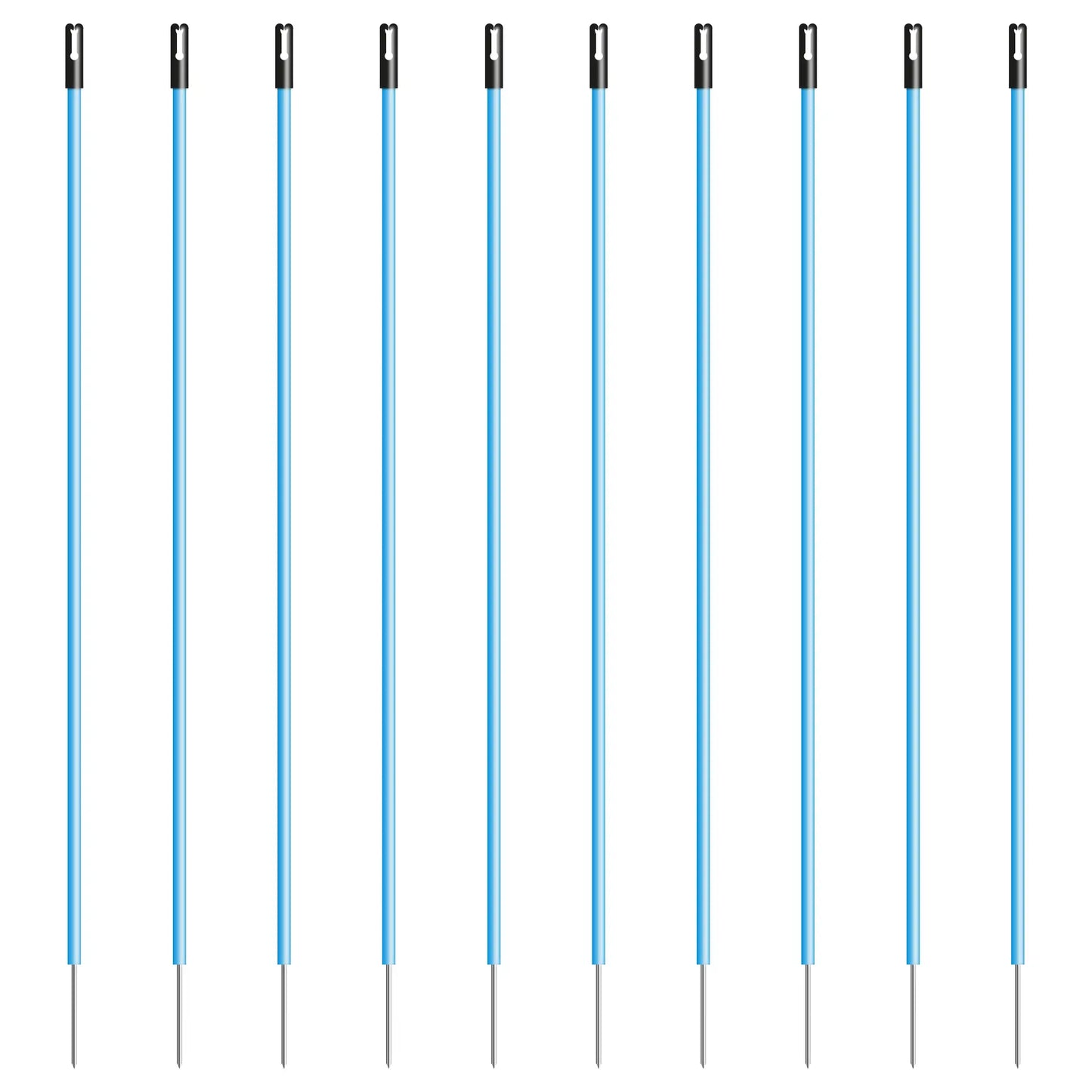 Gallagher Plastic post (blue, 1,35m + 0,20m spike (pack of 10)