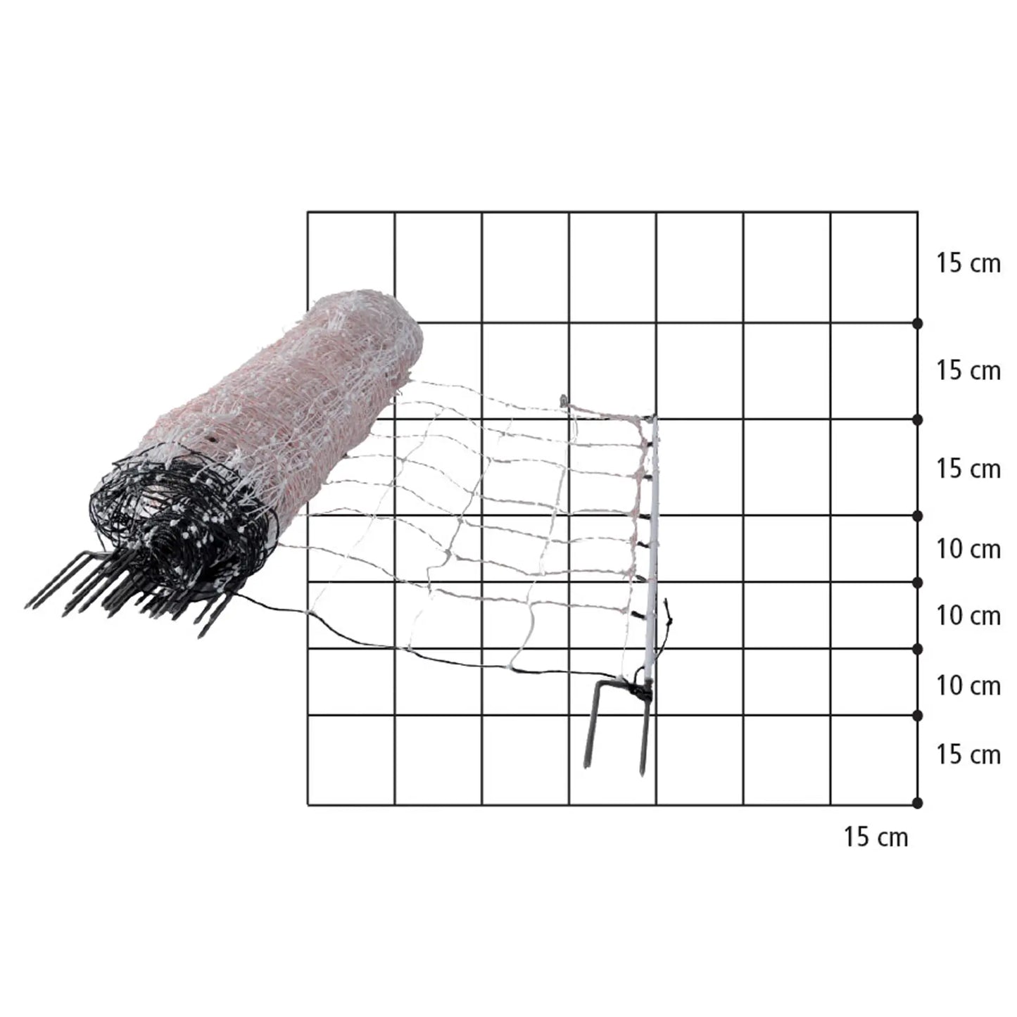 Gallagher Turbo net, double pin, 90cm, 50m