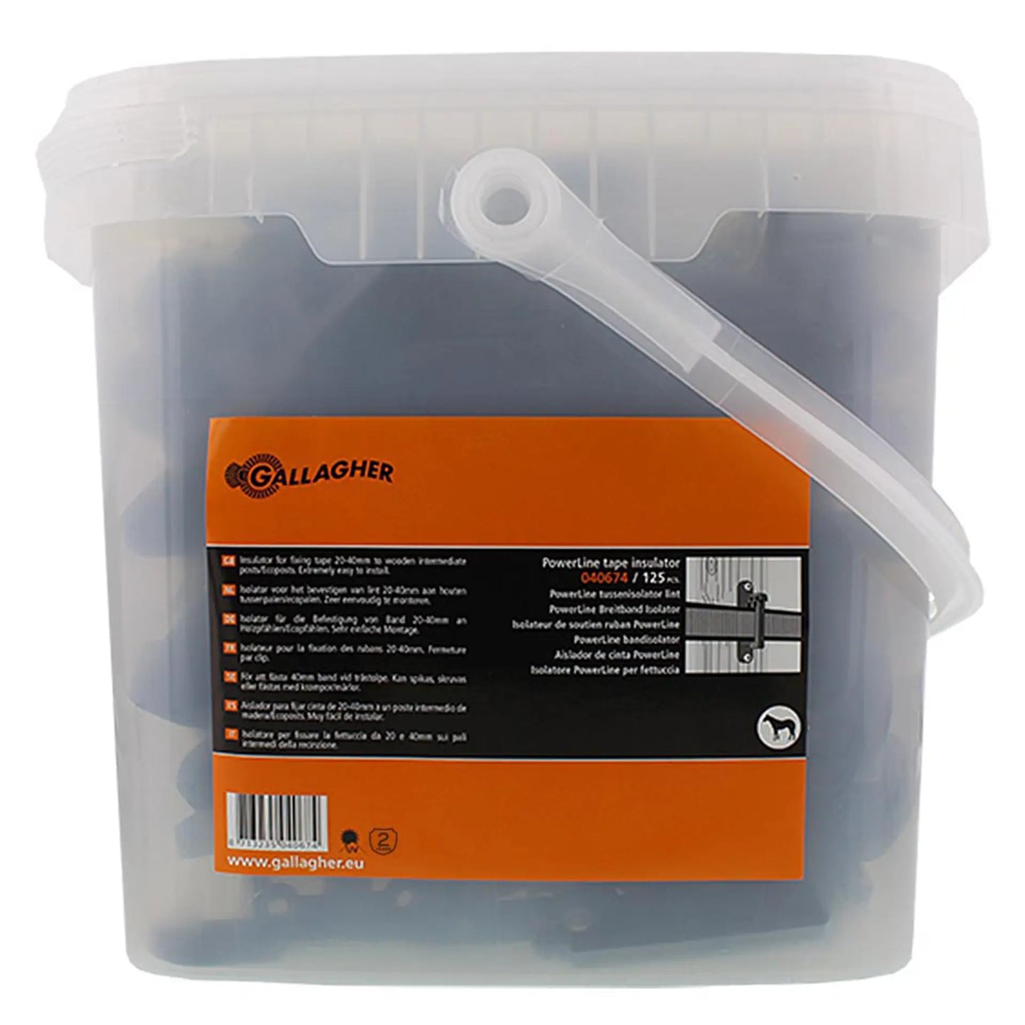 Gallagher PowerLine support (tape) insulator (pack of 125)