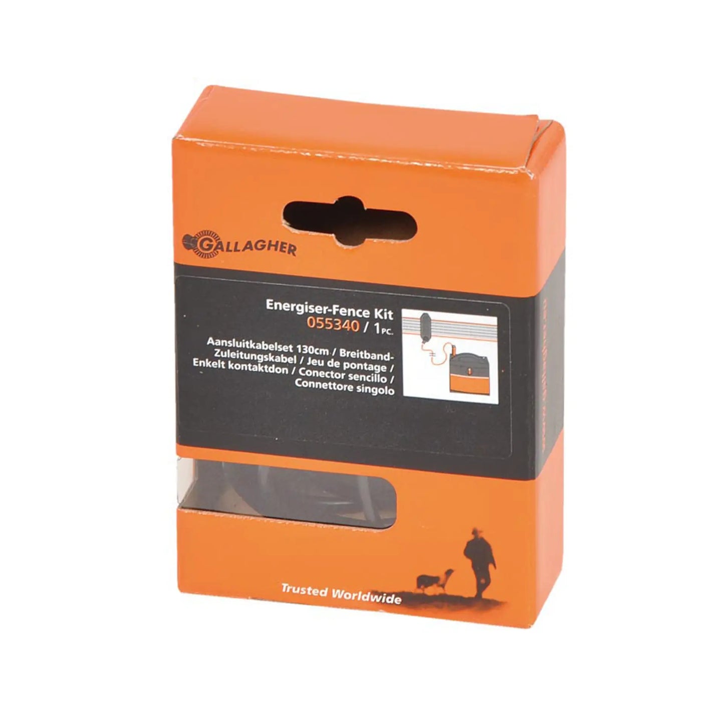 Gallagher Connecting cable set, tape (Tape energiser connector)