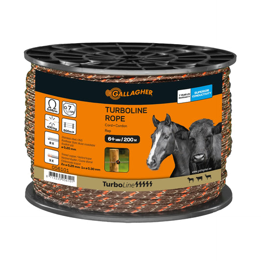 Gallagher TurboLine Rope (terra, 200 meter)
