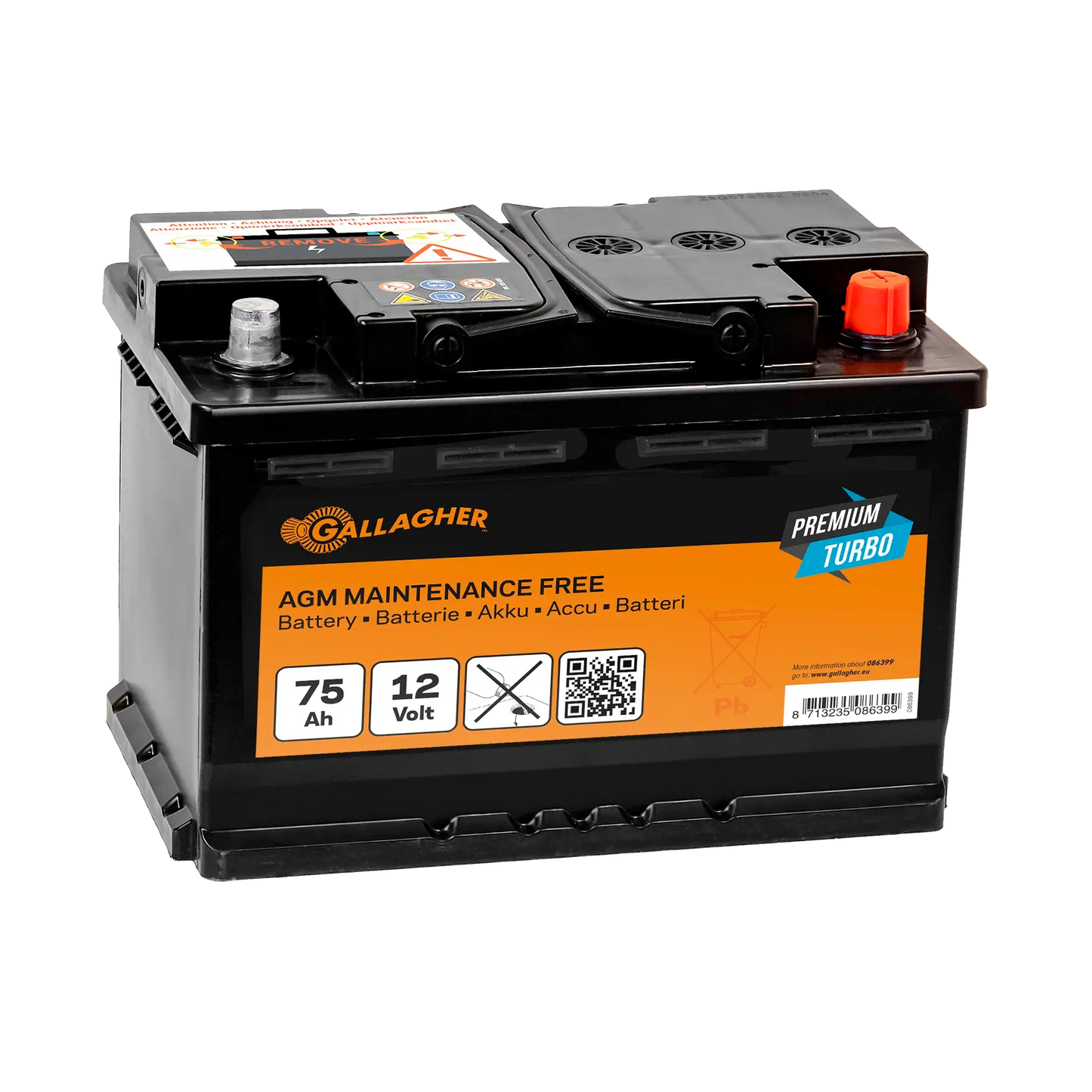 Gallagher S230 (B200+30W+75Ah Premium Turbo AGM)