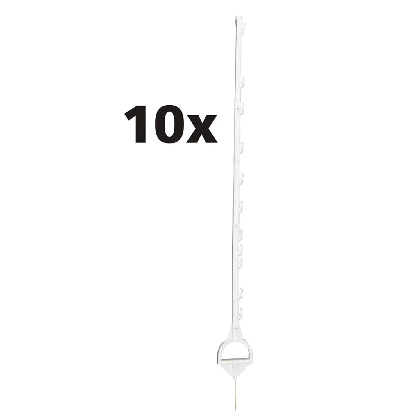 Gallagher Duopack Horse post with stirrup foot 1,55m White (4 x 5)