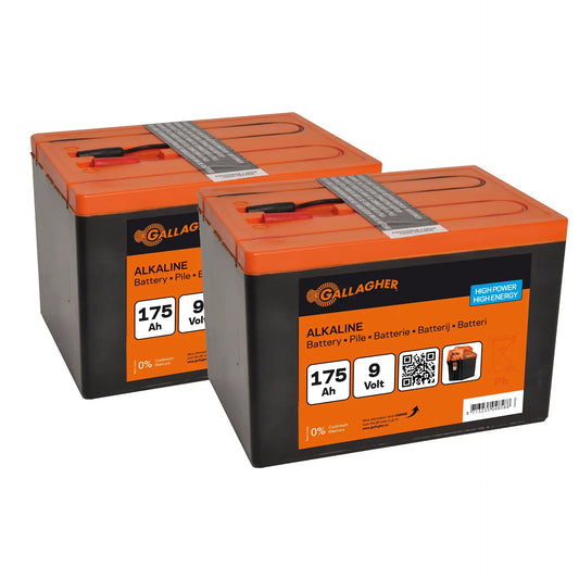 Gallagher Powerpack battery duo pack (9V, 175Ah)
