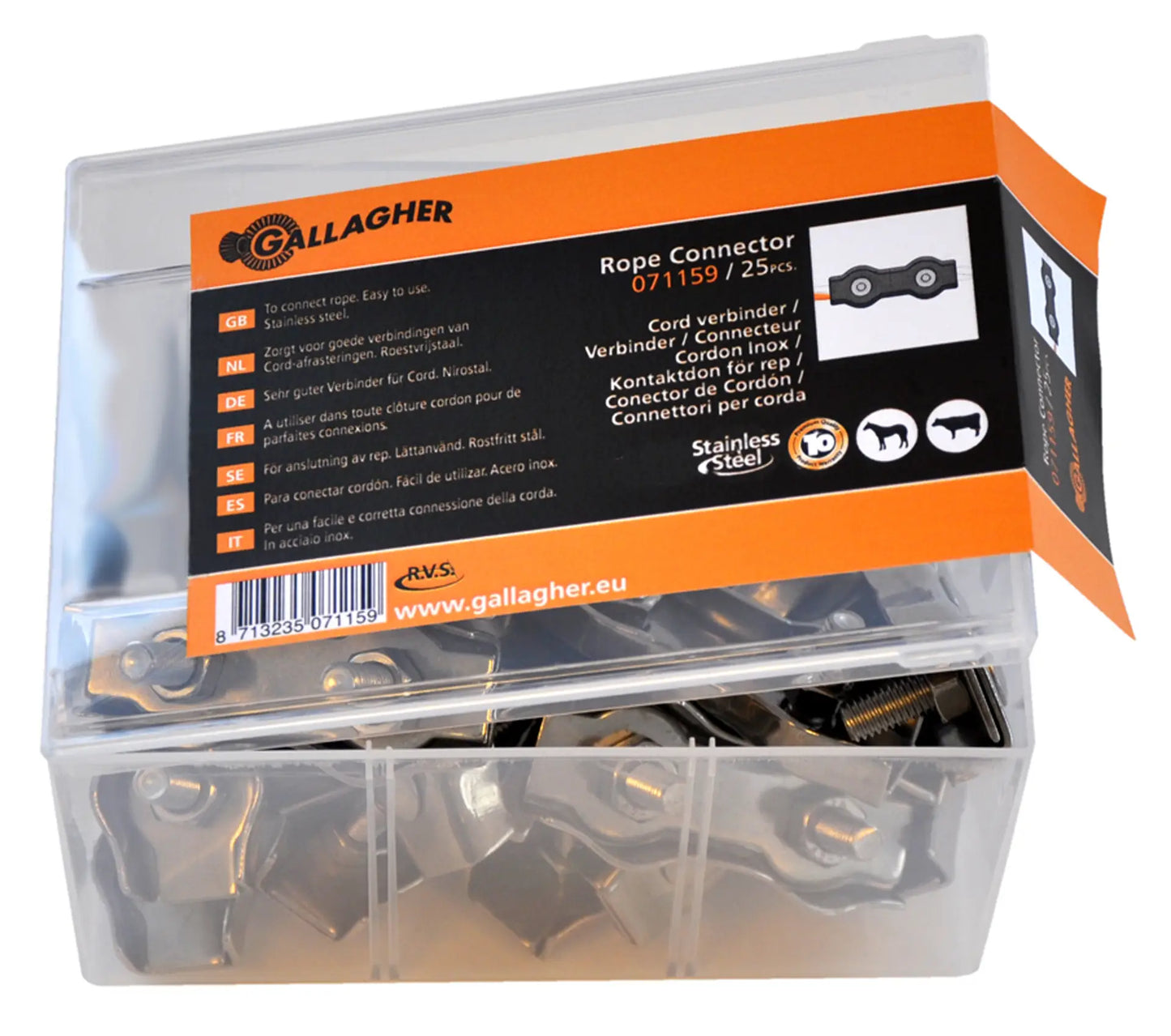 Gallagher Rope connector (pack of 25)