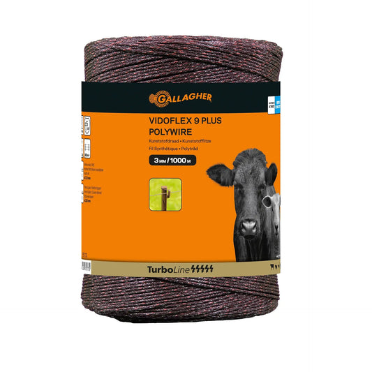 Gallagher Vidoflex 9 TurboLine Plus (terra, 1000 metres)