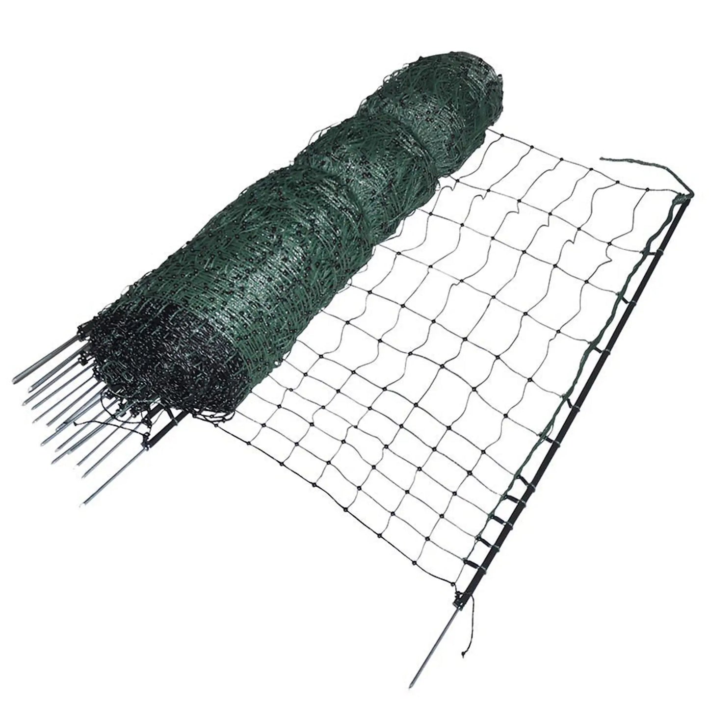 Gallagher Poultry netting, green, single pin, 112cm, 50m