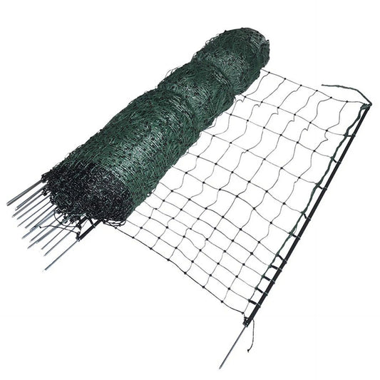 Gallagher Poultry netting, green, single pin, 112cm, 50m