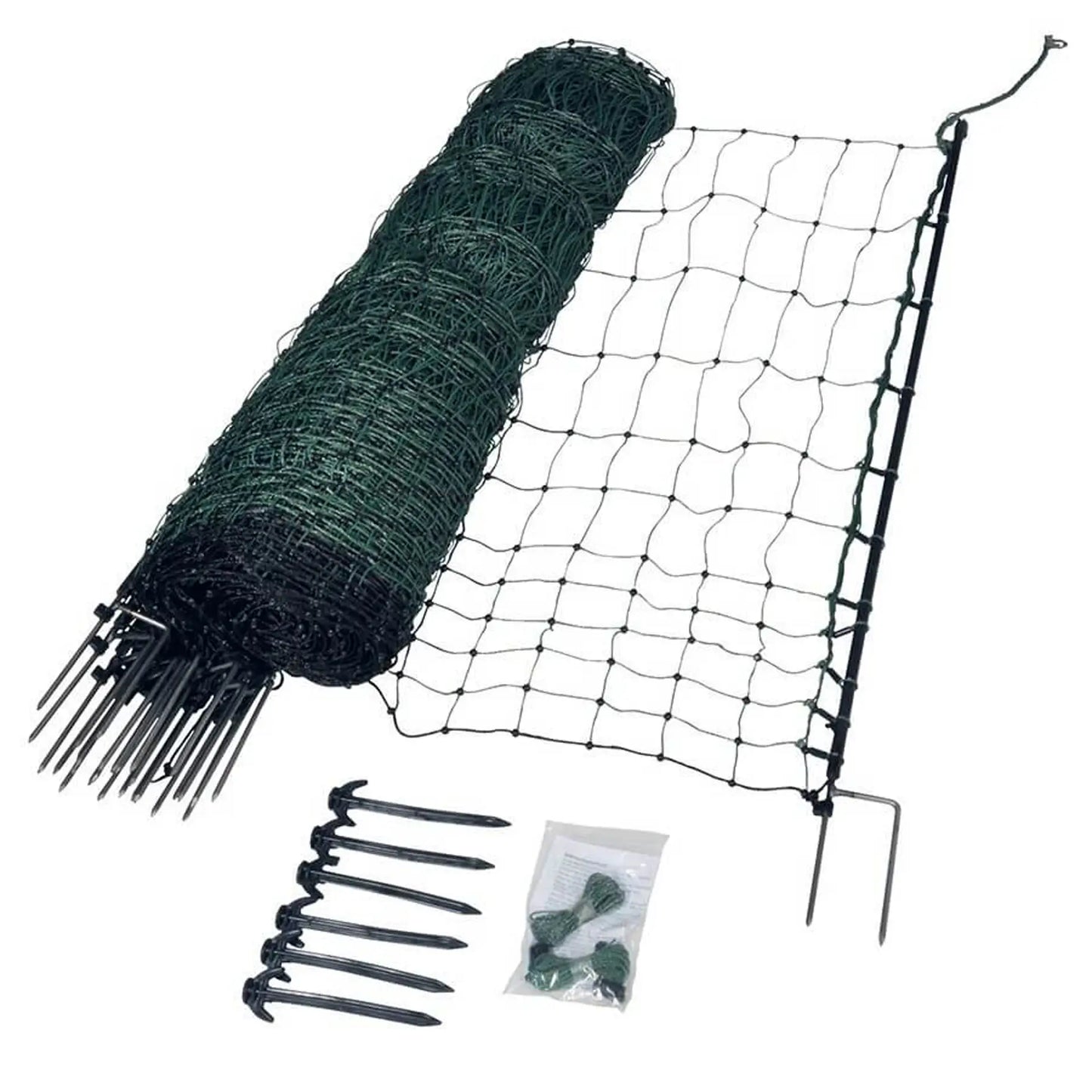 Gallagher Poultry netting, green, double pin, 112cm, 50m