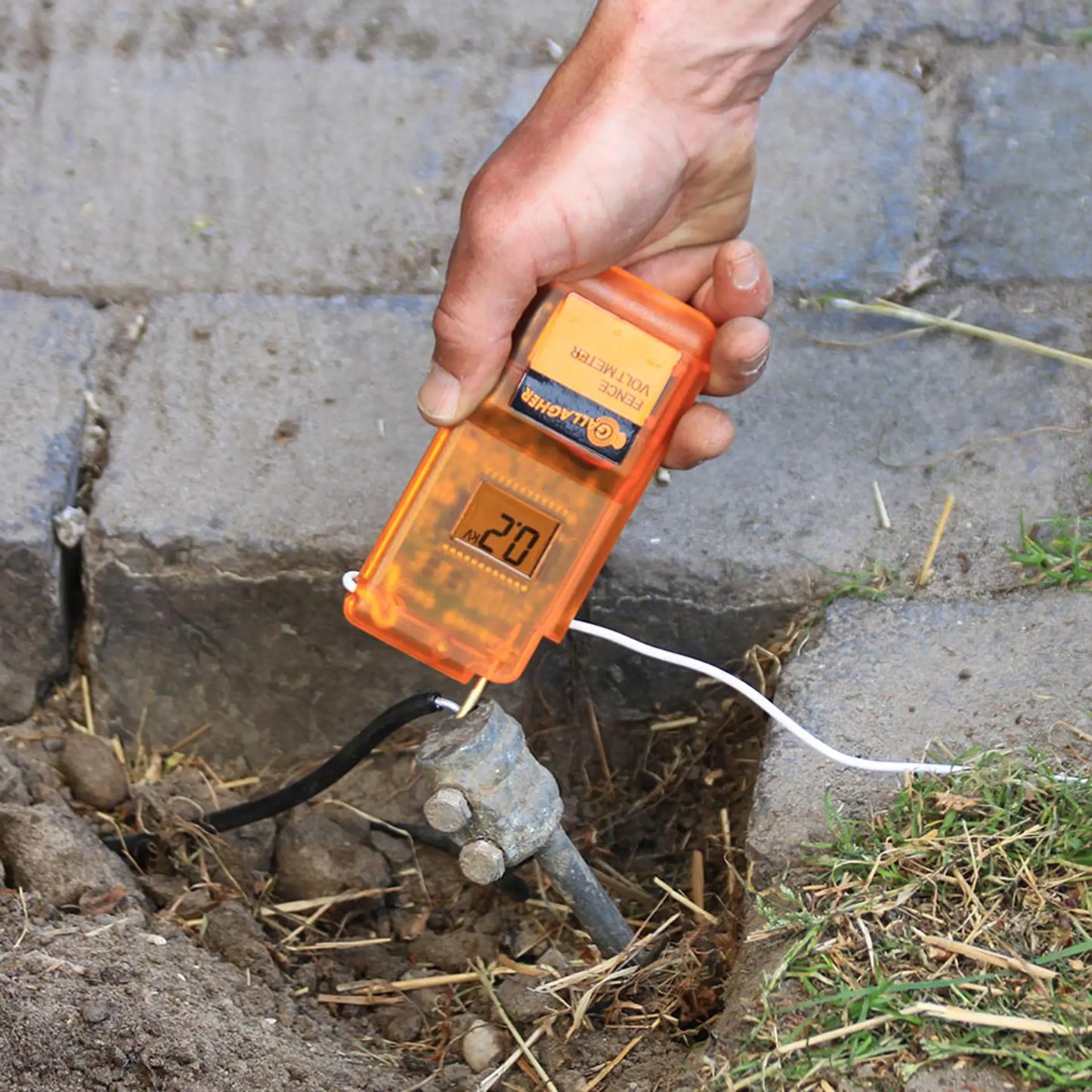 Gallagher Earthstake 1,7m with earth clamp (1)