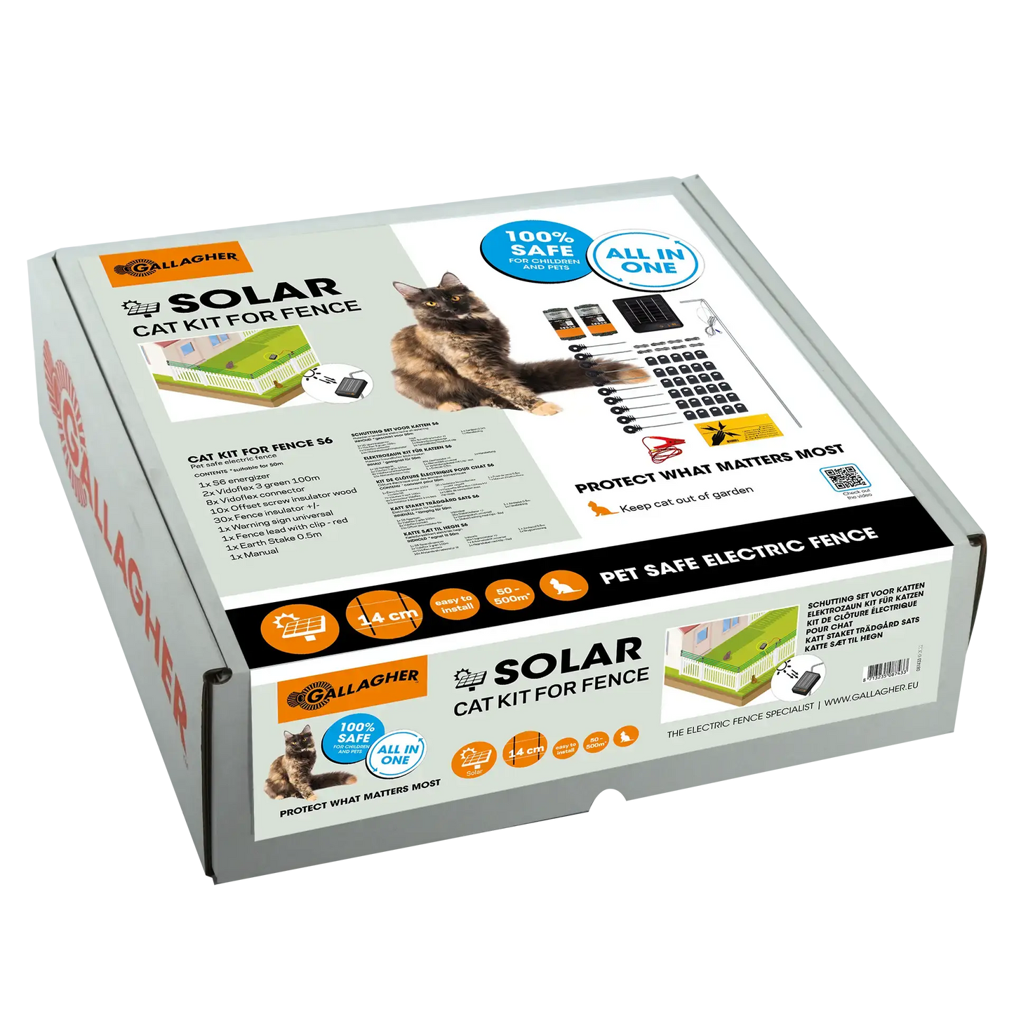 Gallagher Cat kit for fence S6 Solar