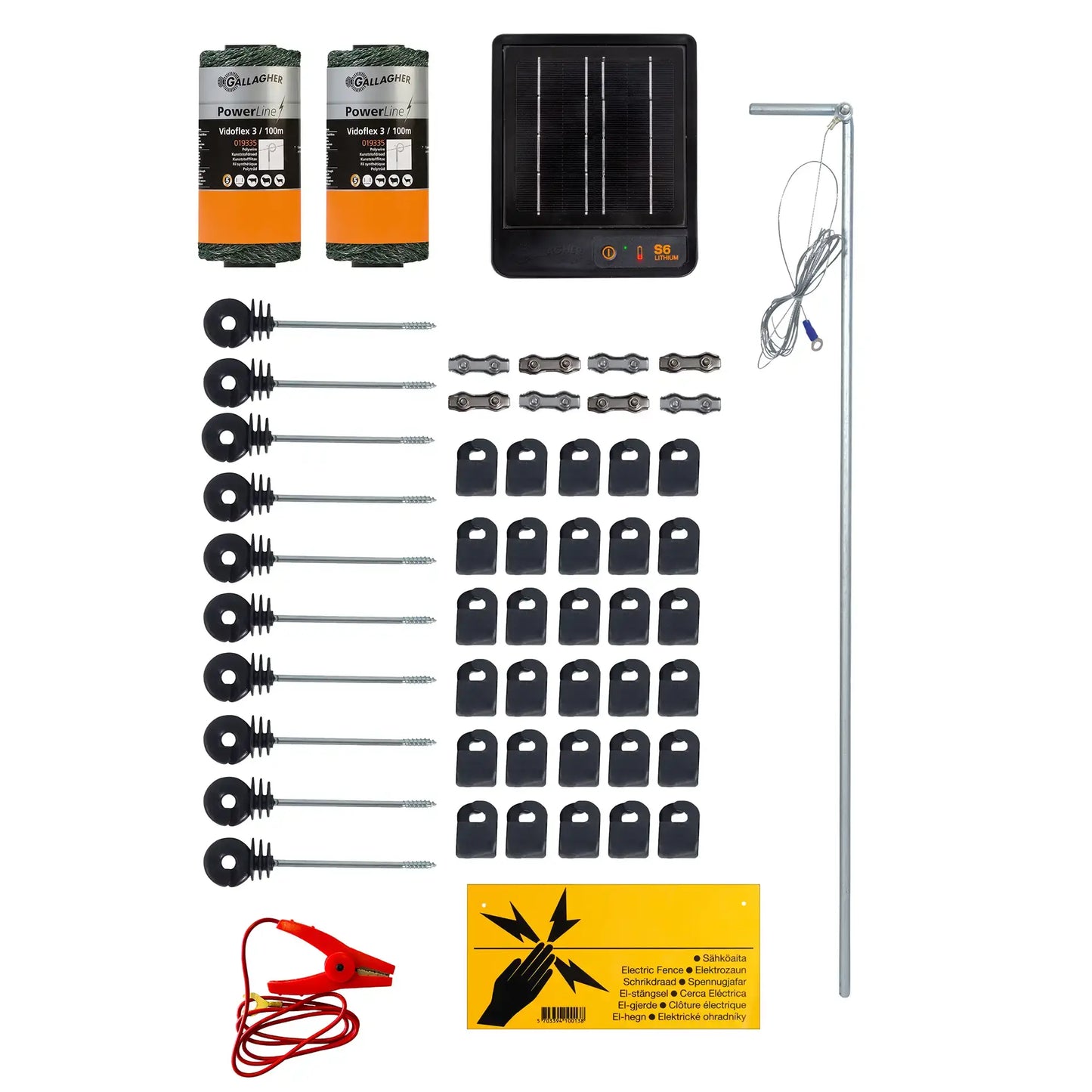 Gallagher Cat kit for fence S6 Solar
