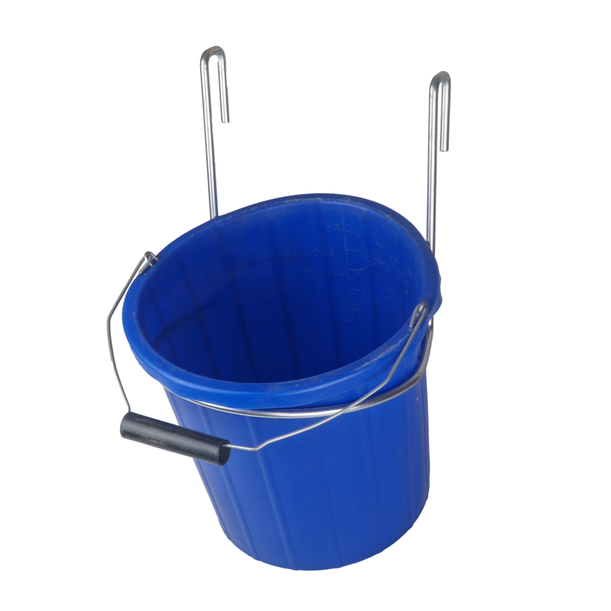 10L Bucket Feeder | Galvanised Ring Holder & Hoof Proof Buckets