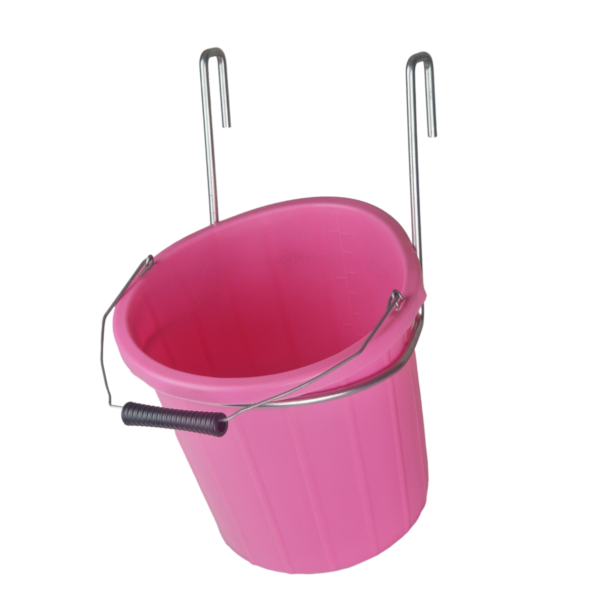 10L Bucket Feeder | Galvanised Ring Holder & Hoof Proof Buckets