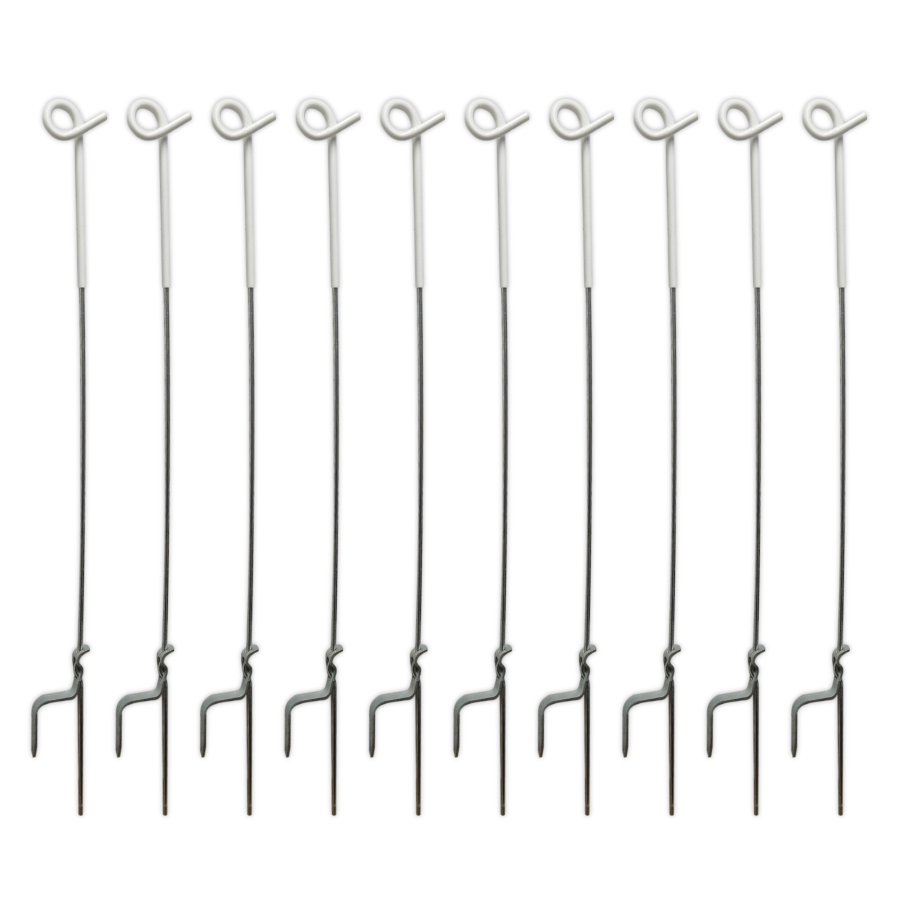 Pigtail Post 105cm Steel Post Heavy Duty 6mm Round Fence Post (10pk.)