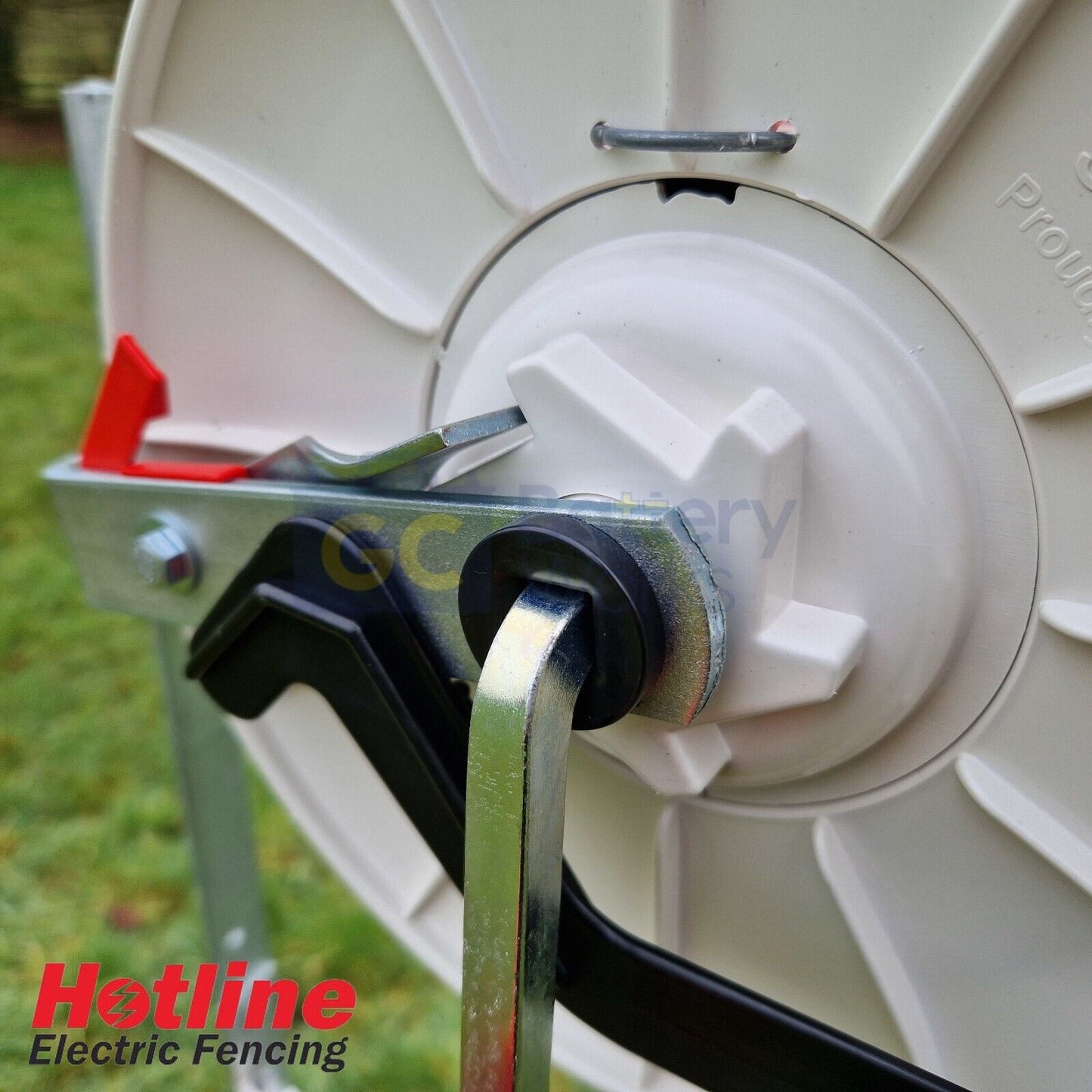 Hotline P25 Premium Large 800m Reel Electric Fence Wire Rope Tape Winder