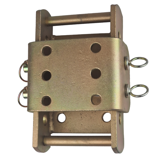 Tow Hitch Height Adjuster 270mm - Towing Drop Plate Max Load 3500kg (Yellow Zinc)