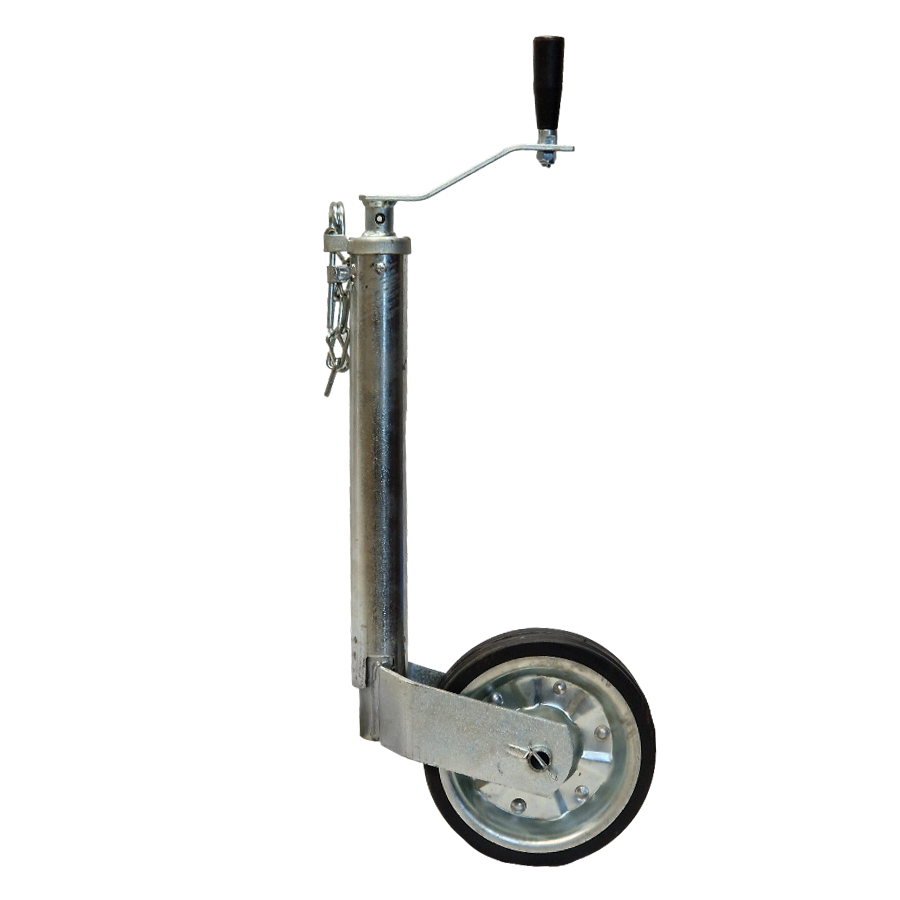 Jockey Wheel Heavy Duty 48mm Tube Telescopic Trailer Stand Max Load 500kg