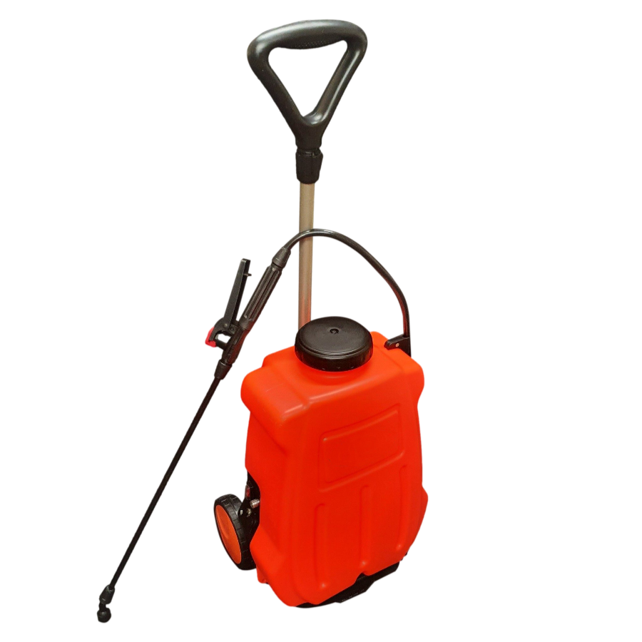 16L Electric Knap-sack / Trolley 2-in-1 Sprayer with Rechargeable Battery,  Pressure Regulator and Nozzles