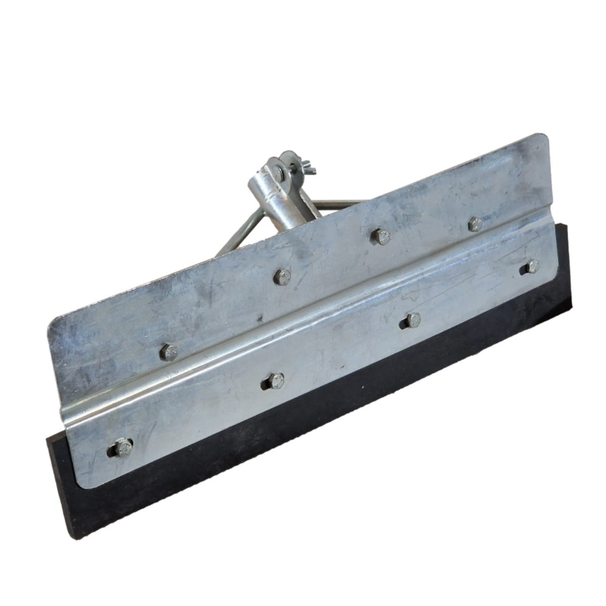 Yard Scraper Pusher Floor Squeegee Straight BZP Reinforced Rubber Blade 14-30"