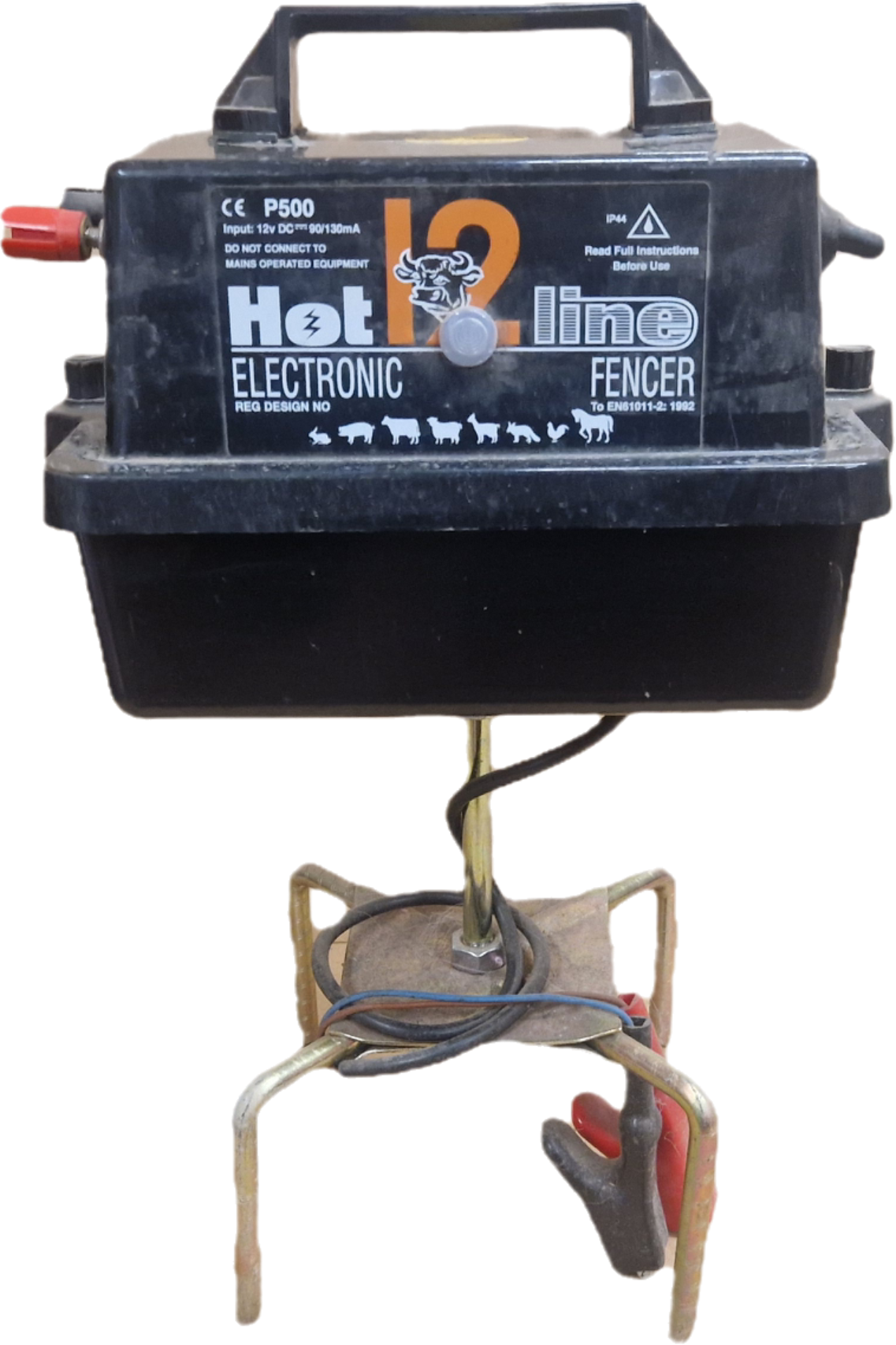 Hotline P500 Battery Electric Fence Energiser 12V 1.7J (Old Model Falcon)