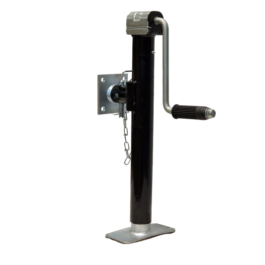 Trailer Jack Telescopic Heavy Duty Stand Tow Bar Lift Max Load 1300kg (Bolt-On)