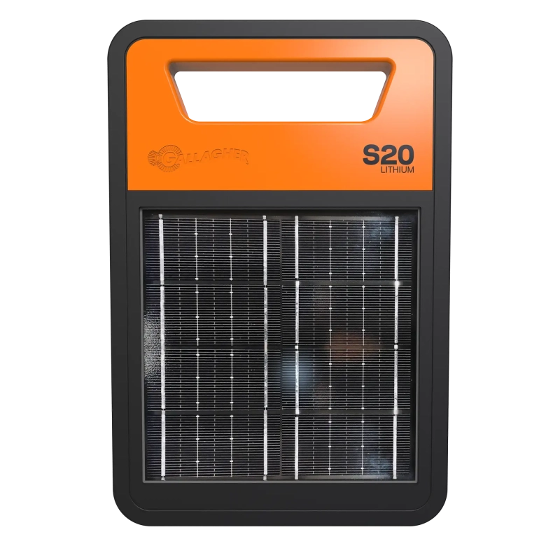 Gallagher S20li Solar Electric Fence Energiser - 0.2J 6km