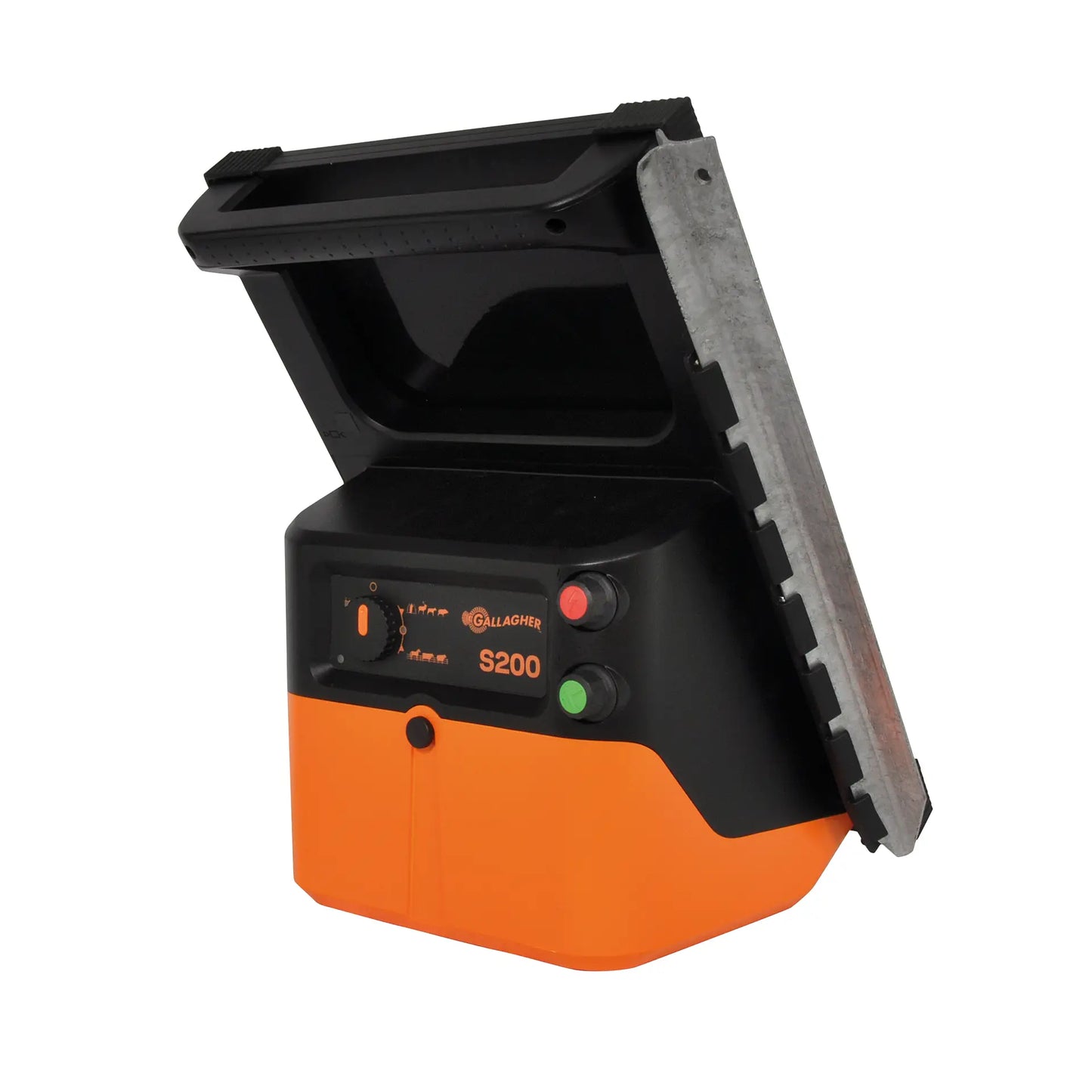 Gallagher Gallagher S200 solar fence energiser incl. 2 batteries (2x 12 V - 7,2 Ah)
