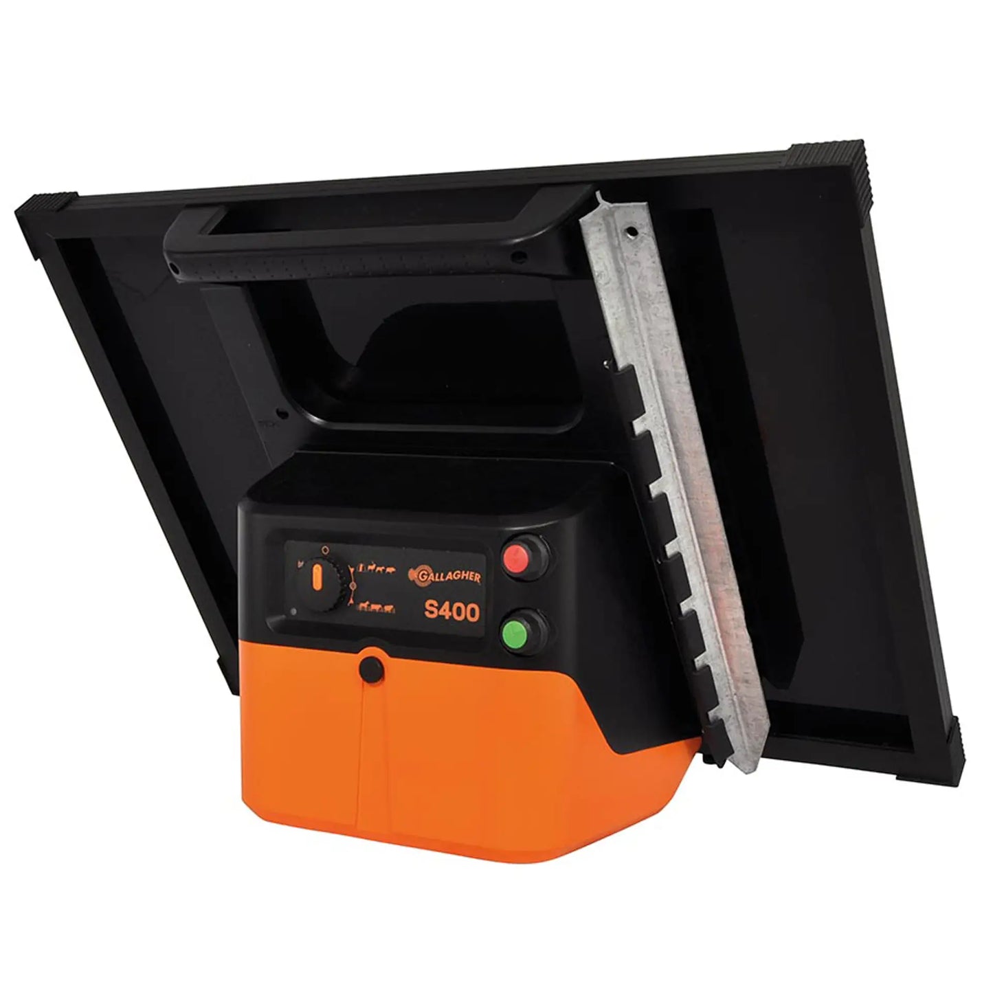 Gallagher Gallagher S400 solar fence energiser incl. 2 batteries (2x 12 V - 7,2 Ah)