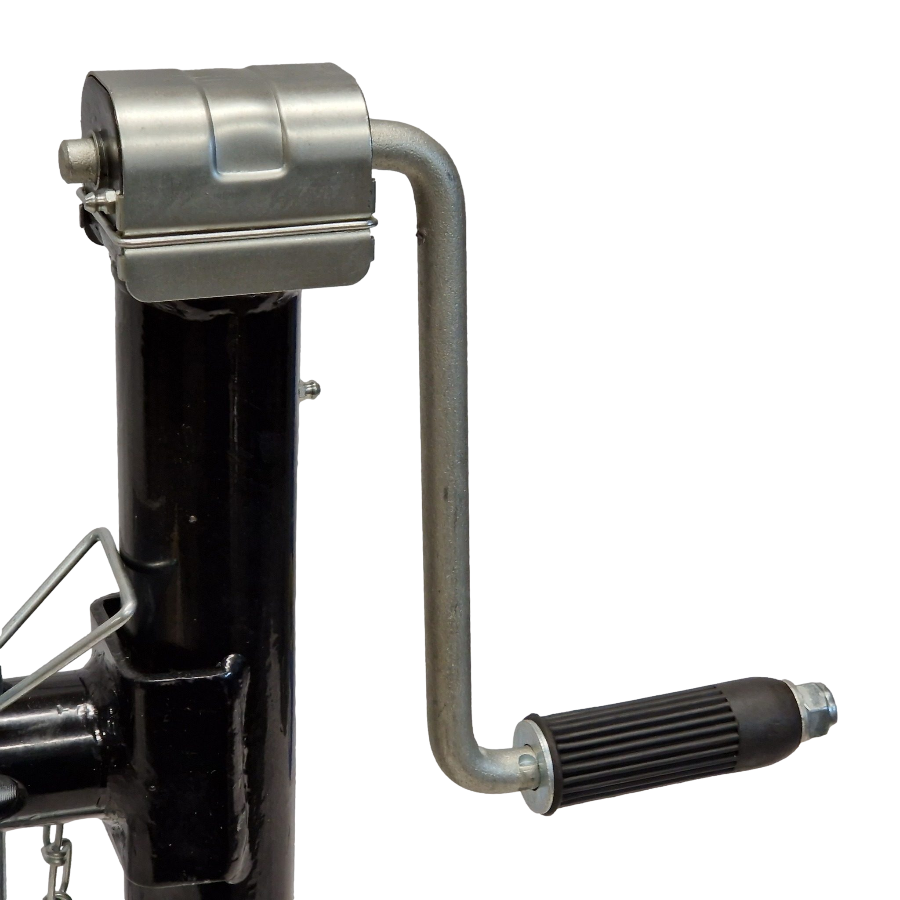 Trailer Jack Telescopic Heavy Duty Stand Tow Bar Lift Max Load 1300kg (Bolt-On)