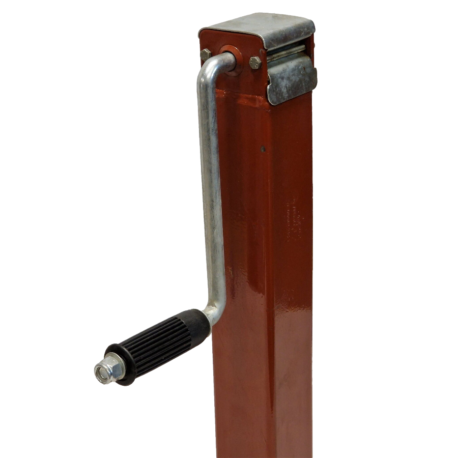 Trailer Jack Telescopic Heavy Duty 70mm Box Stand Tow Bar Lift - Max Load 3000kg