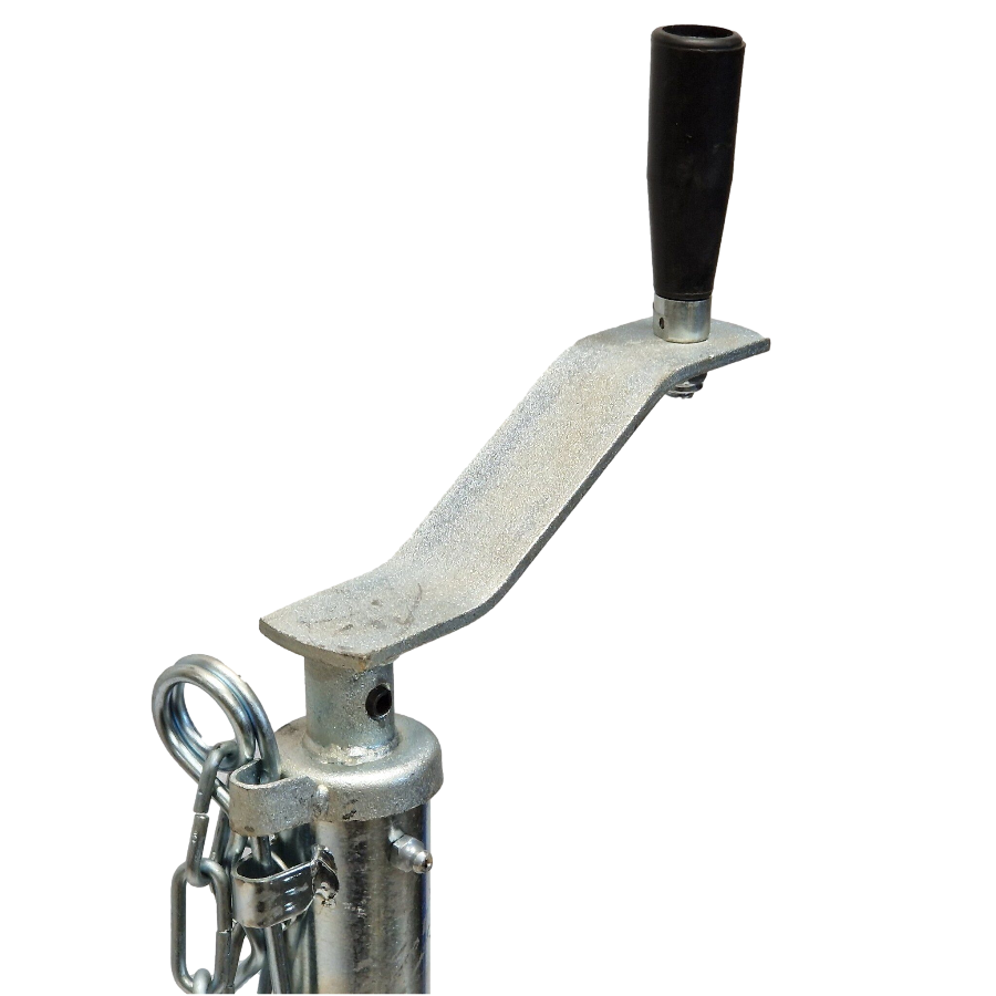 Jockey Wheel Heavy Duty 42mm Tube Telescopic Trailer Stand Max Load 300kg