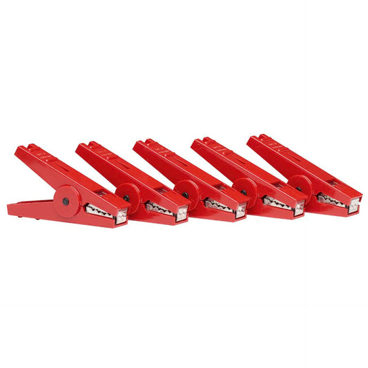 Gallagher Crocodile clip Red (5)