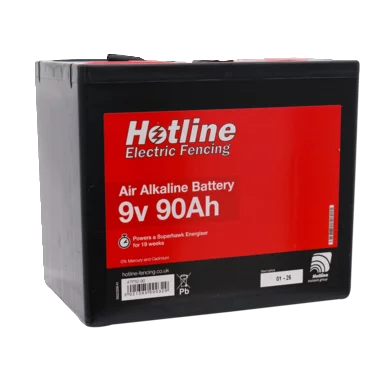 Hotline 9v air alkaline battery | 9v 90amp/hr