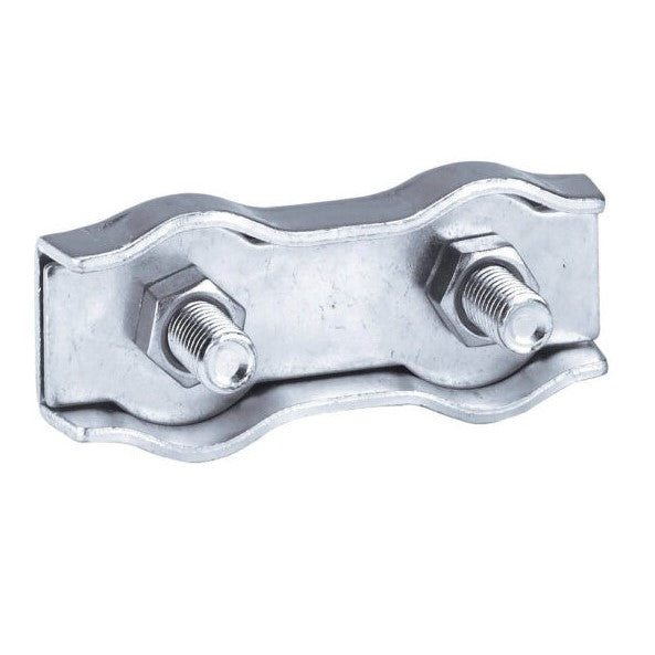 Stainless Steel Poly Rope Clamp Wire Connector Up to 8mm Ø (5 Pack)