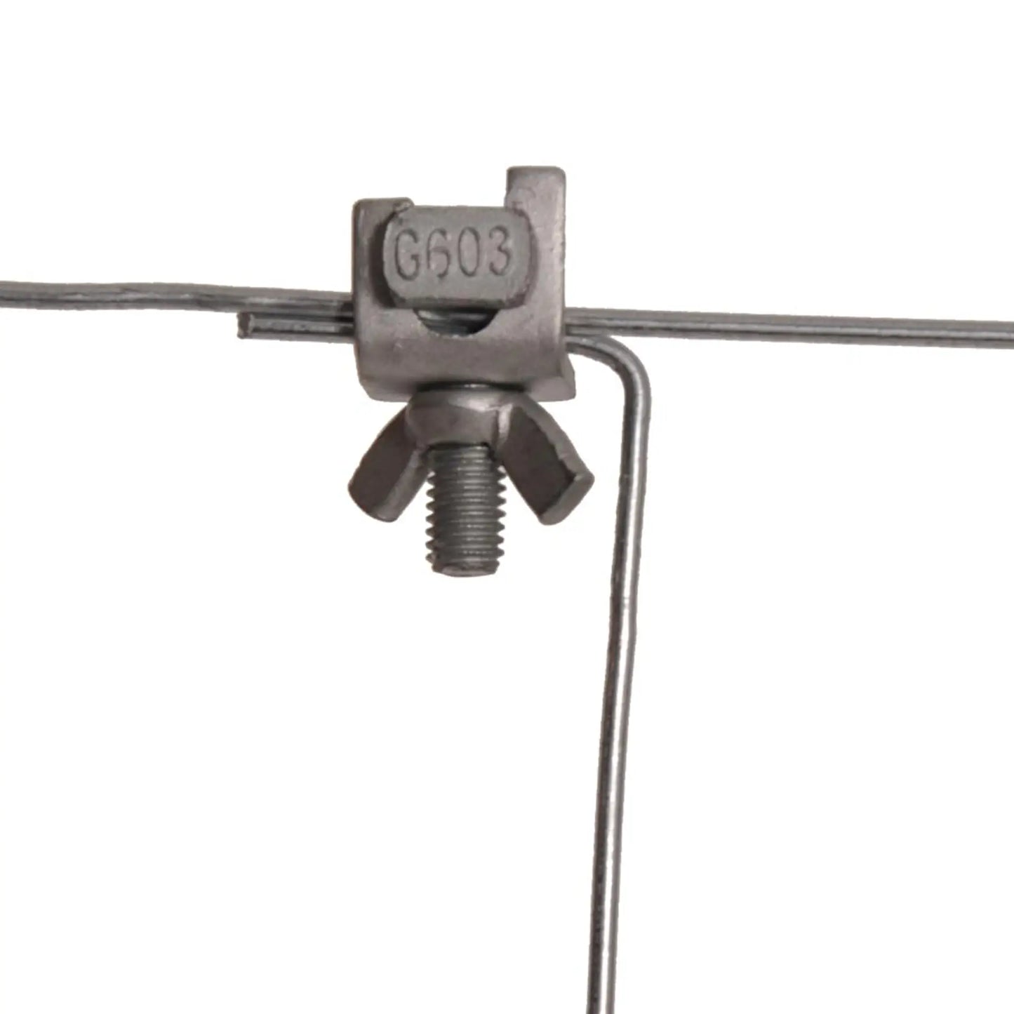 Gallagher Wire clip (Jount Clamp Angle) (curved, pack of 100, includes winged nut)