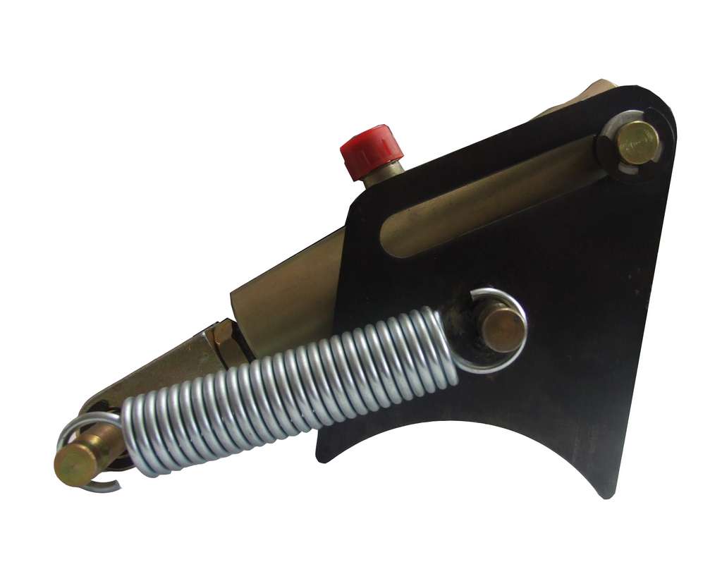 Hydraulic Trailer Brake Ram – 25mm Rod with Curved Bracket | Heavy-Duty Cylinder
