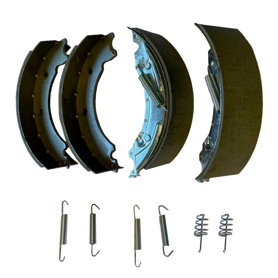 8 Inch Brake Shoe Kit 200mm x 50mm – 2 Pairs with Springs | Fits Knott Axles | Full Replacement Set | Heavy-Duty, Easy Install
