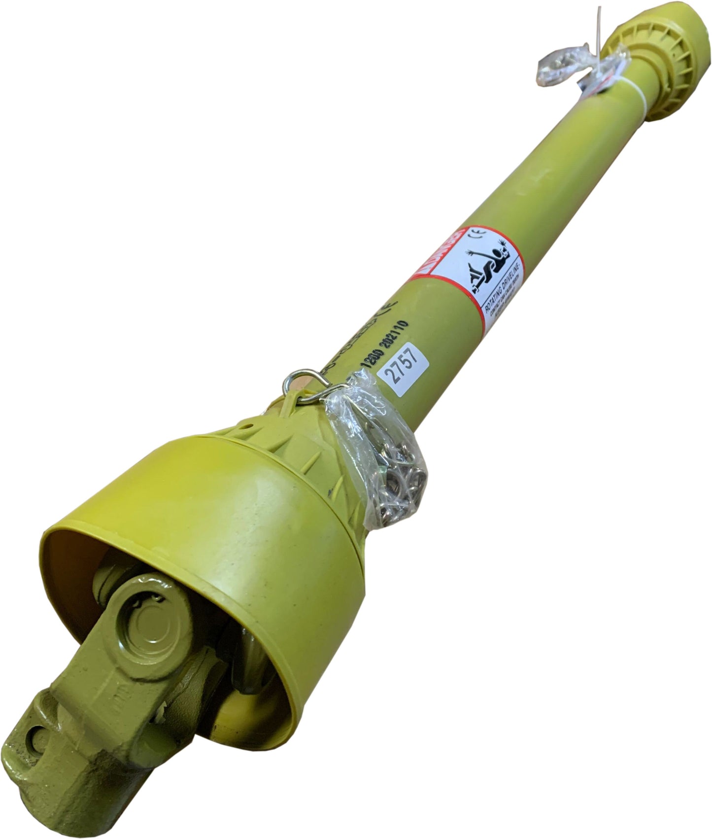 PTO Drive Shaft A4 1200mm 1 .3/8" x 6 Spline Quick Release Bell Tube 1200mm