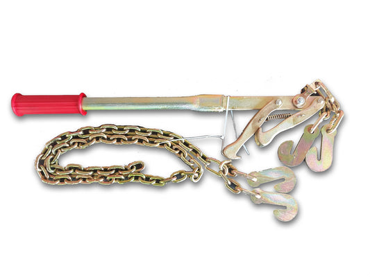 Heavy-Duty Wire Strainer with 1400mm Auto Chain – Fence Tensioner for Farm Use