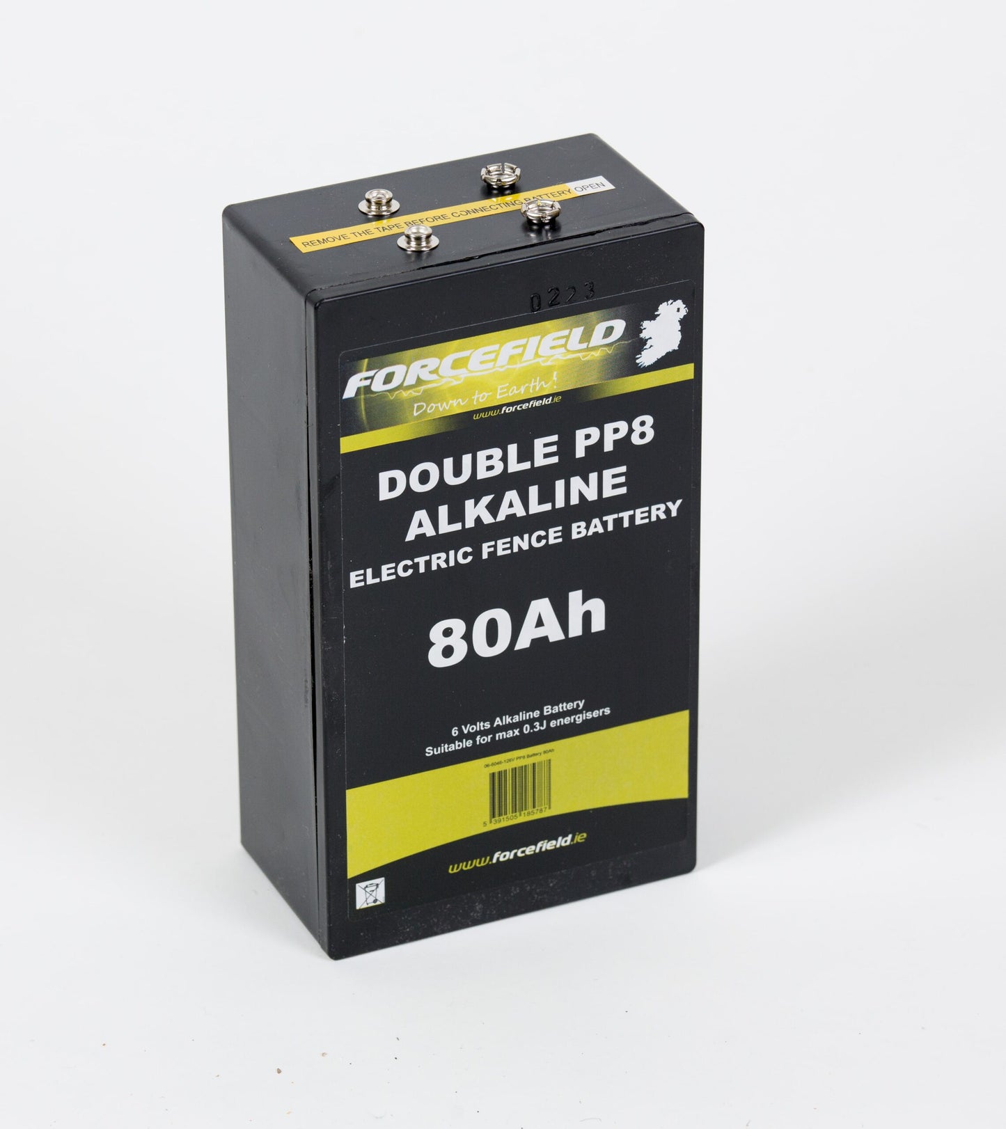 Forcefield PP8 6v 80Ah Alkaline Battery for 6v Energisers