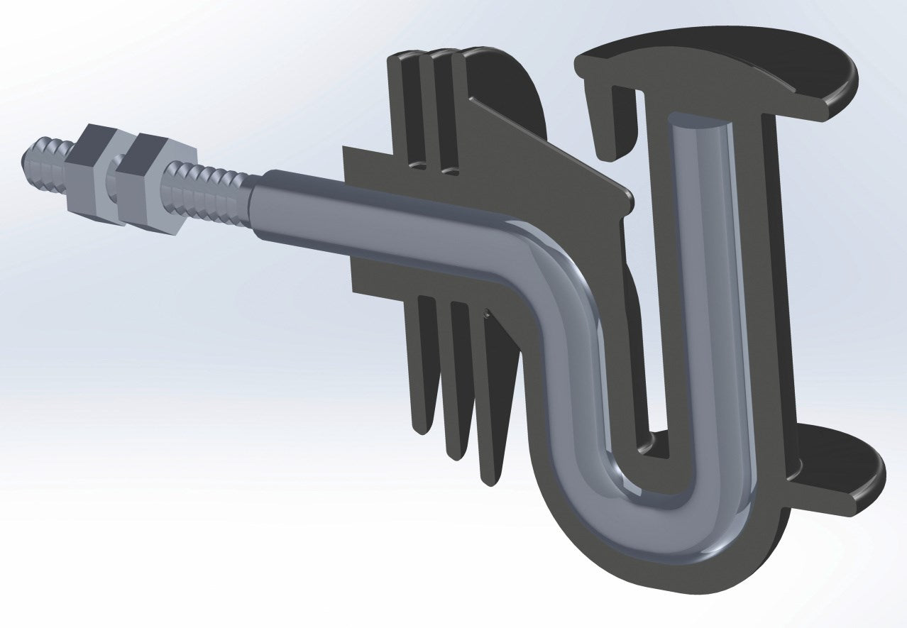 Corner Insulator w/ Metric Screw Heavy Duty Electric Fence Strain Insulator