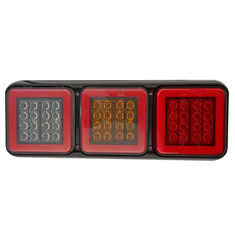 Trailer LED Rear Light Left Hand - 4 Function Stop/Tail/Indicator/ Reverse E Approved