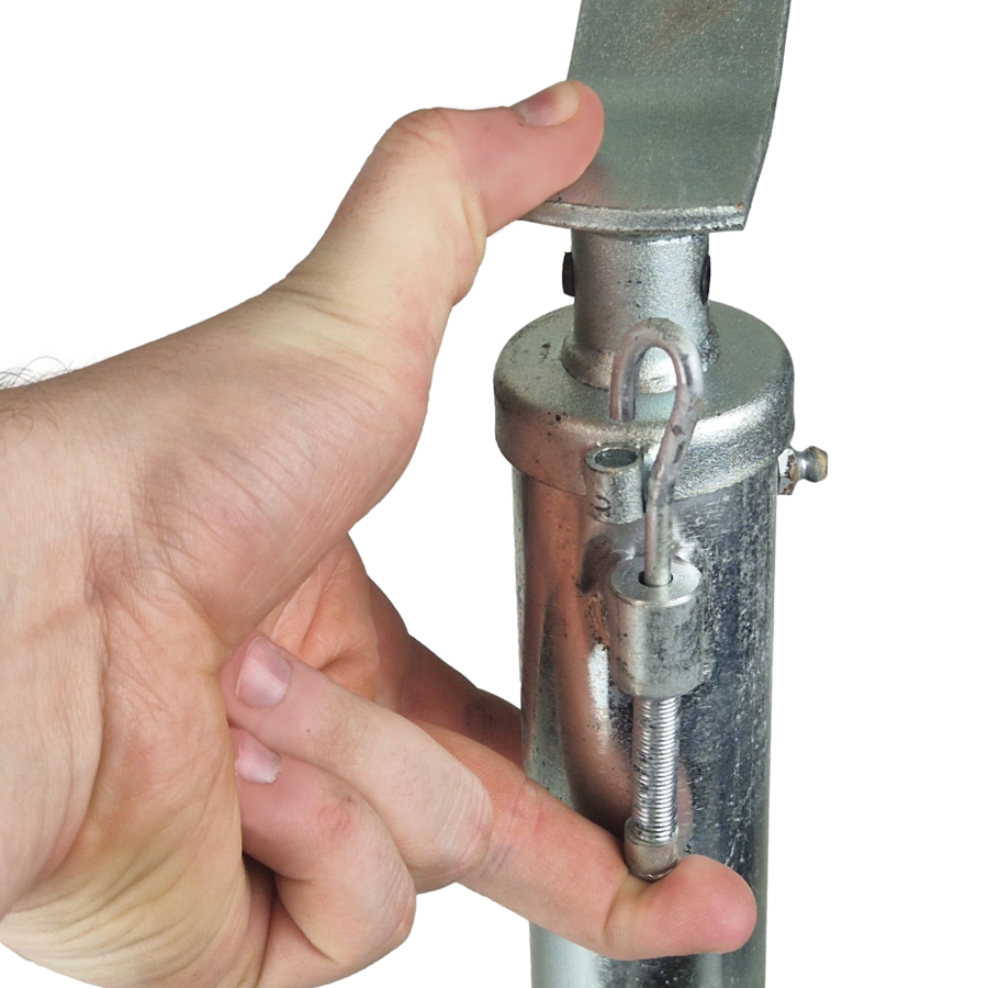 Jockey Wheel Heavy Duty 48mm Tube Telescopic Trailer Stand Max Load 500kg (Ifor Williams)