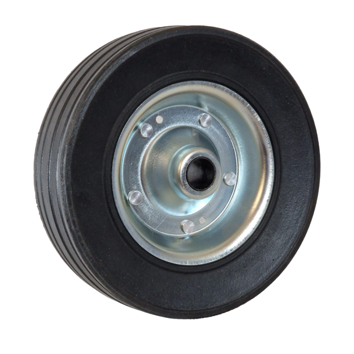 Replacement Wheel for Jockey Wheel 200x60mm Steel Rim w/ 20x60mm Centre Bore