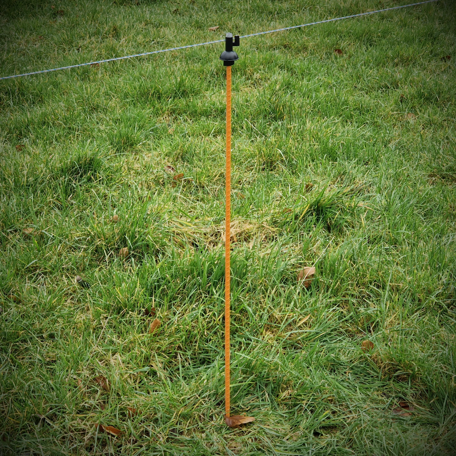 Oval Spring Steel Post 105cm Pigtail Post Heavy Duty Electric Fence Post