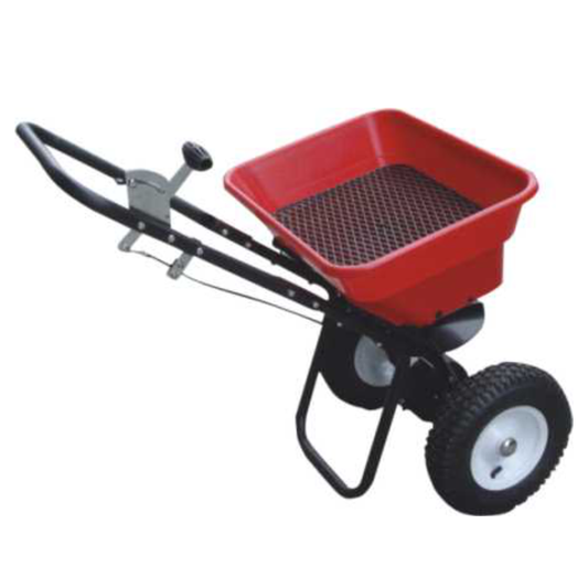 80lb Push Spreader Broadcast 10-12ft Spreading Range